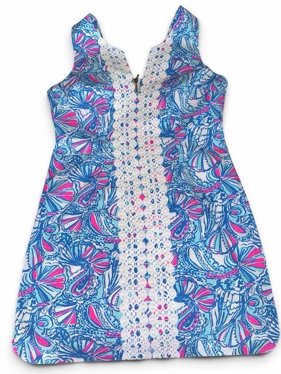 Lilly Pulitzer for Target Dresses & Skirts - Lilly Pulitzer for Target Blue, Pink & White Lace-Trim Midi Dress